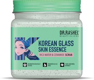 DR.RASHEL Korean Glass Skin Essence Scrub | Infused with Rice Water and Ceramide | Scrub