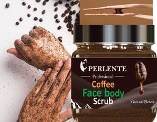 PERLENTE Deep Cleansing & Exfoliating Gel Coffee Face  Scrub