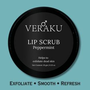 veraku Exfoliating Lip Scrub for Dark & Chapped lips | Reduction in Dark Lips | For Men Scrub