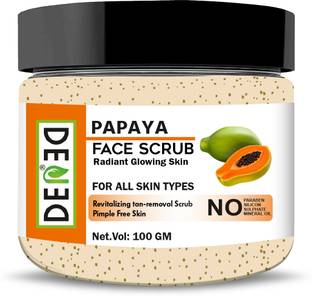 Dened PAPAYA Tan Removal Brightening & Revitalizing Face  Scrub