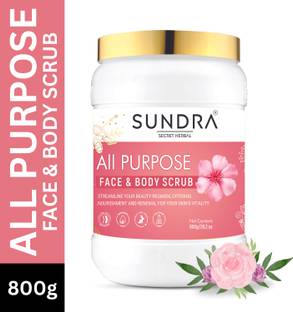 sundra All Purpose Face & Body Skin Brightening Massage Scrub