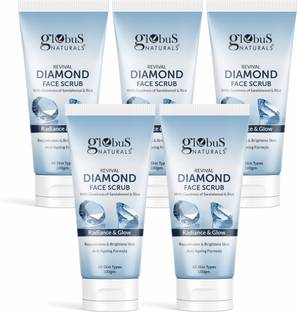 Globus Naturals Revival Diamond Face Scrub, Suitable Scrub