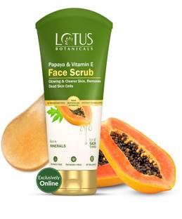 Lotus Botanicals Papaya & Vitamin E Face  Scrub