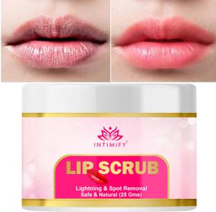 INTIMIFY Lip Scrub For Dark Lips, Moisturizes Dry Lips, Heals Cracked And Rough Lips Scrub