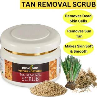 Nuvotone Vetiver-Oatmeal Tan Removal  Scrub