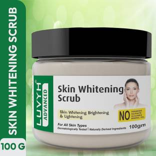 LUVYH Skin Whitening Scrub (100g) Brightening, Instant Natural Glow, Anti Pigmentation Scrub