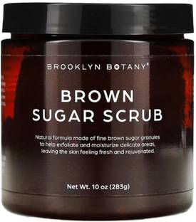 Brooklyn Botany Brown Sugar Scrub, For All Skin Types, 10 oz Scrub