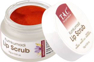 TAC - The Ayurveda Co. Kumkumadi Lip Scrub for Lightening & Brighteninf Lips, Exfoliates Dark Lips Scrub