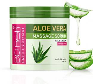 Biofresh Aloe Vera Face & Body Massage Scrub Moisturizing for Silky Soft Skin Scrub