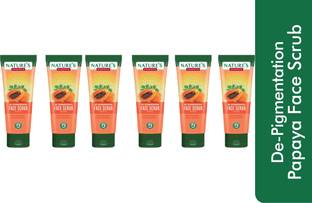 Nature's Essence De Pigmentation Face Scrub Papaya_50G ( Pack of 6 ) Scrub