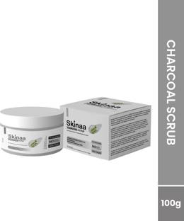 SKINAA Charcoal Face Scrub | Deep Cleansing | Smooth Skin Texture For Face and Body Scrub