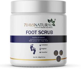 7days natural Premium Foot Scrub Dead Skin & Tan Removal 100% Natural Scrub
