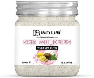 Beauty Glazed WHITE SKIN SCRUB For Skin Whitening Skin Lightening Dark Spot Pigmentation  Scrub