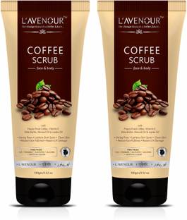 L'avenour Coffee Scrub for Unclog Pores, Lightens Dark Spots & Repairs UV Damage Scrub