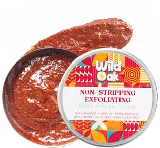 Wild Oak Ayurvedic Body Scrub for Dark Neck & Elbows | Smooth, Even Skin Scrub