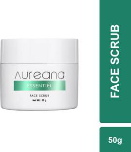 Aureana Essentiel Face Scrub - Gently exfoliates dead skin,prevents blackheads, Removes dirt and grime -No Sulphate,No Paraben - 50 g Scrub