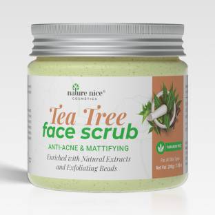 Nature Nice Tea Tree Face Scrub with Neem & Green Tea Extract Scrub