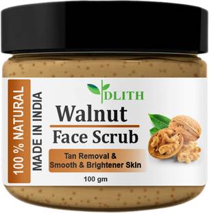 DLITH Walnut Natural Tan Removal Scrub For Smooth And Brightener Skin  Scrub
