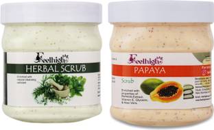 feelhigh Face and Body Herbal  Scrub
