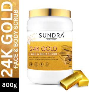 sundra 24K Gold Radiant Face & Body Massage Scrub