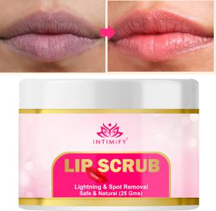 INTIMIFY Lip Scrub For Smokers, Ideal For dark & Pigmented lips Scrub