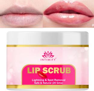 INTIMIFY Lip scrub for Soft & moisturized Lips, Restore Natural colour for Men & Women Scrub