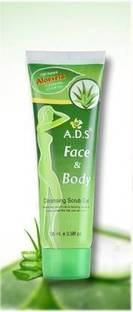 ads Face And Body Cleansing Alovera Gel Scrub-D23 Scrub