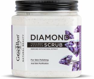Gracellon Diamond Face and Body Massage Scrub | Instant Radiance Scrub