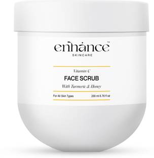 Enhance Skincare Vitamin C Face Scrub with Turmeric & Honey Scrub