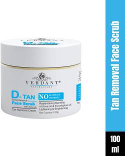 Verdant Natural Care Instant Glow D Tan & Tan Removal Face  Scrub