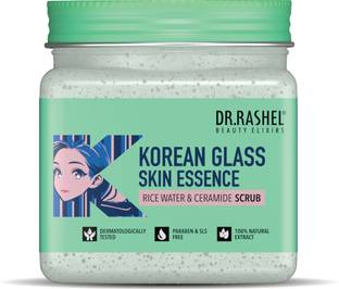 DR.RASHEL Korean Glass Skin Essence Scrub | Infused with Rice Water and Ceramide | Scrub