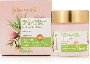 fabessentials Aloe Vera Camellia Leaves Face  Scrub