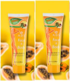 ads Face And Body Cleansing Papaya Scrub Gel-D61 Scrub