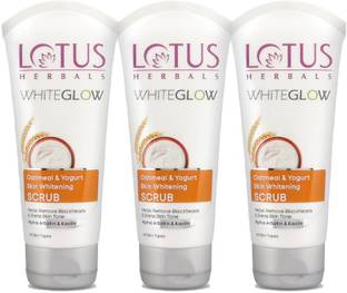 LOTUS HERBALS Herbals White Glow Oatmeal & Yogurt Skin Whitening  Scrub