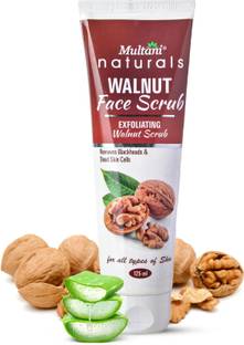 Multani naturals Walnut Face Scrub | Removes Blackheads & Dead Skin Cells - Scrub