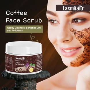 Laxmitaru Coffee Face Scrub For Exfoliating & De-tanning Scrub