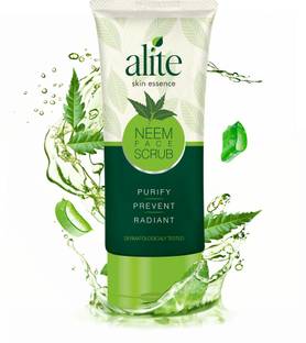 alite Neem Face Scrub with Aloevera Cucumber Extract Fights Breakouts Clear Skin Scrub