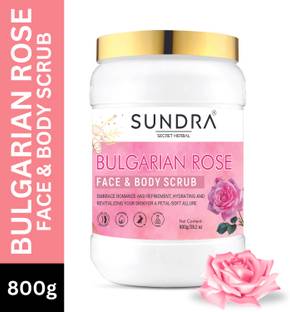 sundra Bulgarian Rose Skin Brightening Face & Body Massage Scrub