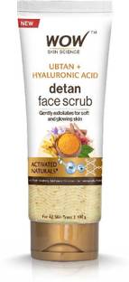 WOW SKIN SCIENCE Ubtan Detan Face Scrub | Gently Exfoliates | Removes Impurities|Hydrates Skin Scrub