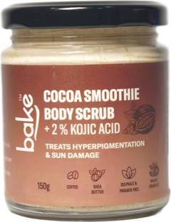 Bake Cosmetics 2% Kojic Acid Cocoa Body Scrub Exfoliation & Treats Hyperpigmentation Pack of 2 Scrub