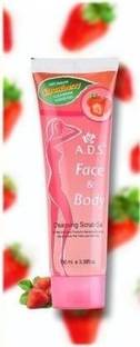 ads Face And Body Cleansing Strawberry Scrub Gel-D44 Scrub