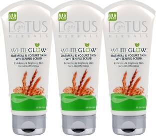 LOTUS HERBALS Oatmeal & Yogurt Skin Whitening Scrub BigPack Scrub