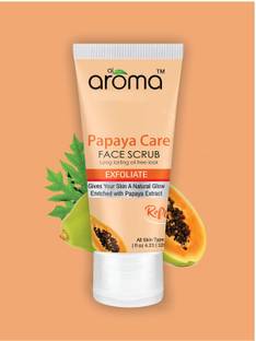 alaroma Papaya Care Face Scrub – Exfoliate & Brighten Skin Naturally Scrub