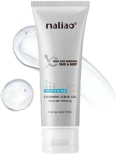 maliao Cleansing Scrub Gel - Whitening Boost & Dead Skin Removal for Face & Body Scrub