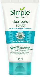 Simple Daily Skin Detox Clear Pore Facial  Scrub