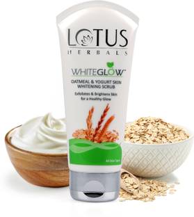 LOTUS HERBALS White Glow Oatmeal and Yogurt Skin Whitening Scrub