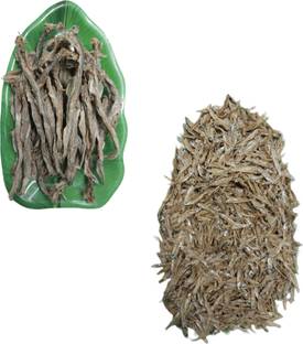 AL-HAQQ Bombay Duck | Bombil | Bummalo (250g) and Dry White Baits | Podi (250g) Whole