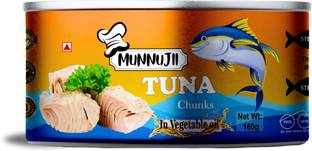 Munnujii Tuna Chunks in Vegetable Oil 160g Chunks