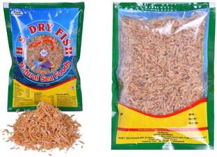 H.S Dry Fish Fish COMBO Dry Shrimp(Prawn Small) 80g Dry Tuna Fish(Choora)250g Clean