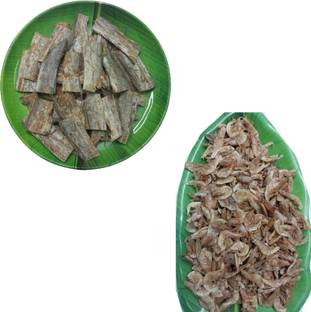 AL-HAQQ Valai | Dry Ribbon Fish (200g) and Shrimp | Prawns | Chemeen (200g) Clean